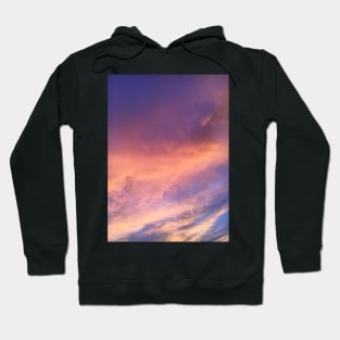 Pastel Pink, Purple Sunset Sky Hoodie